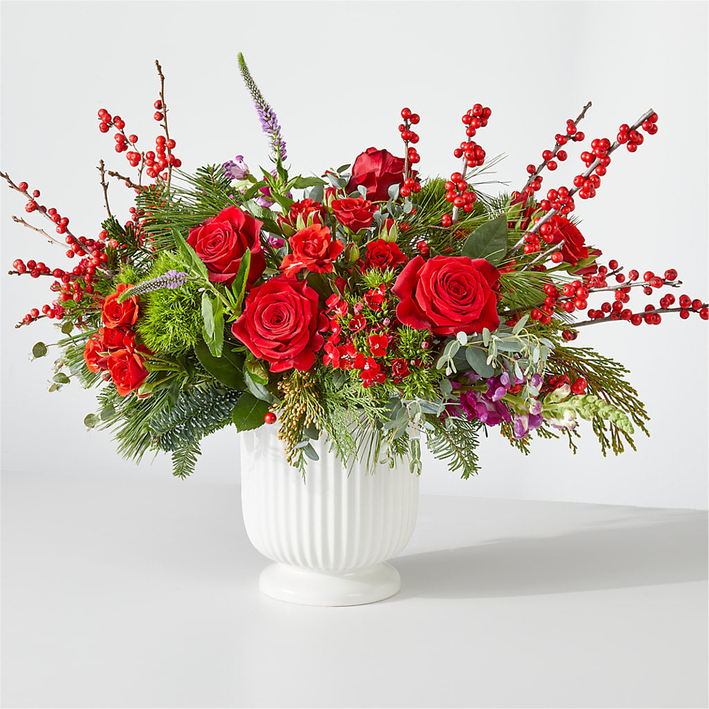 Big Red Bow Bouquet – Nix Florist, Hampton SC