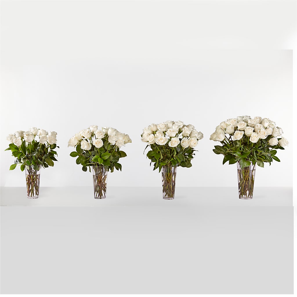 Long Stem White Rose Bouquet – Nix Florist, Hampton SC