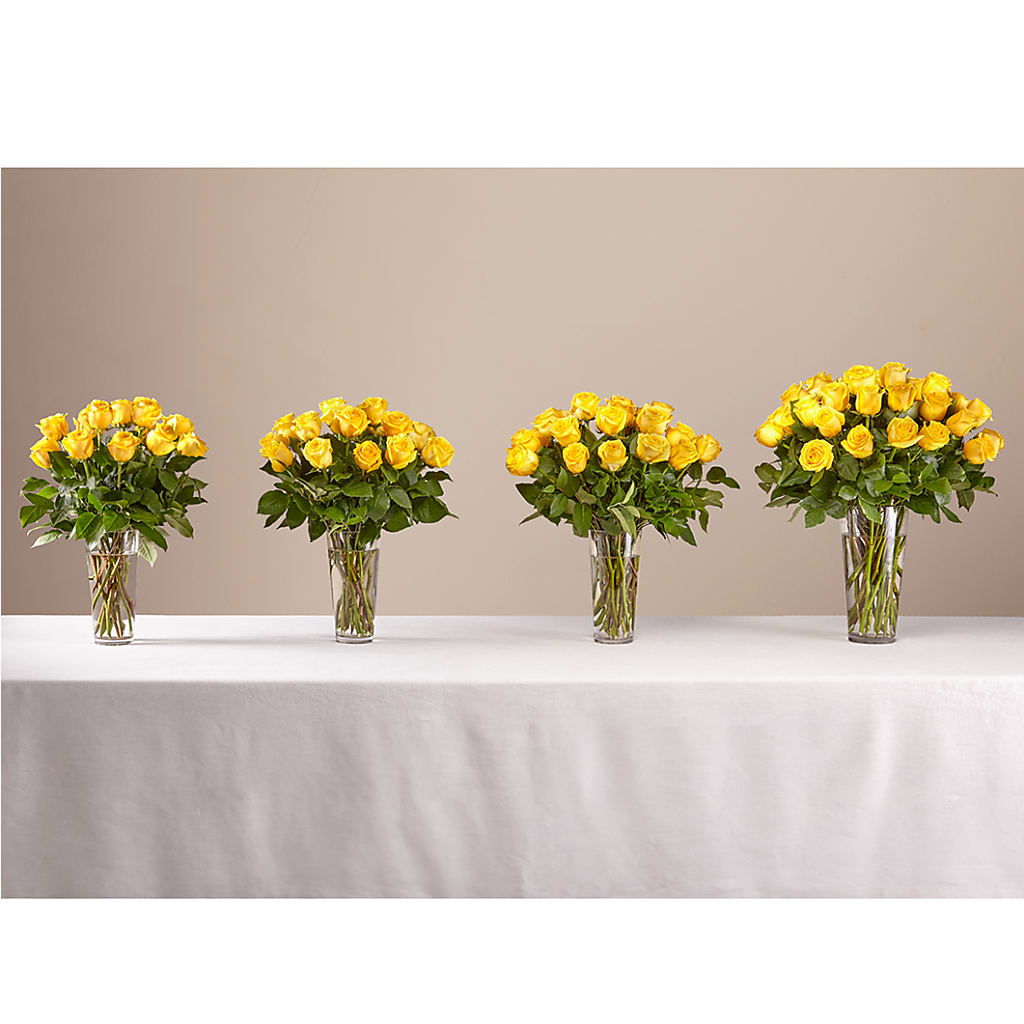 Long Stem Yellow Rose Bouquet – Nix Florist, Hampton SC