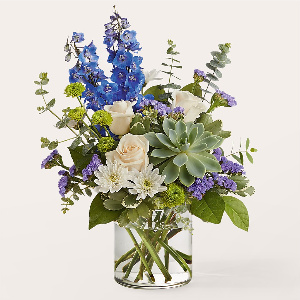 Cerulean Waves Bouquet – Nix Florist, Hampton SC