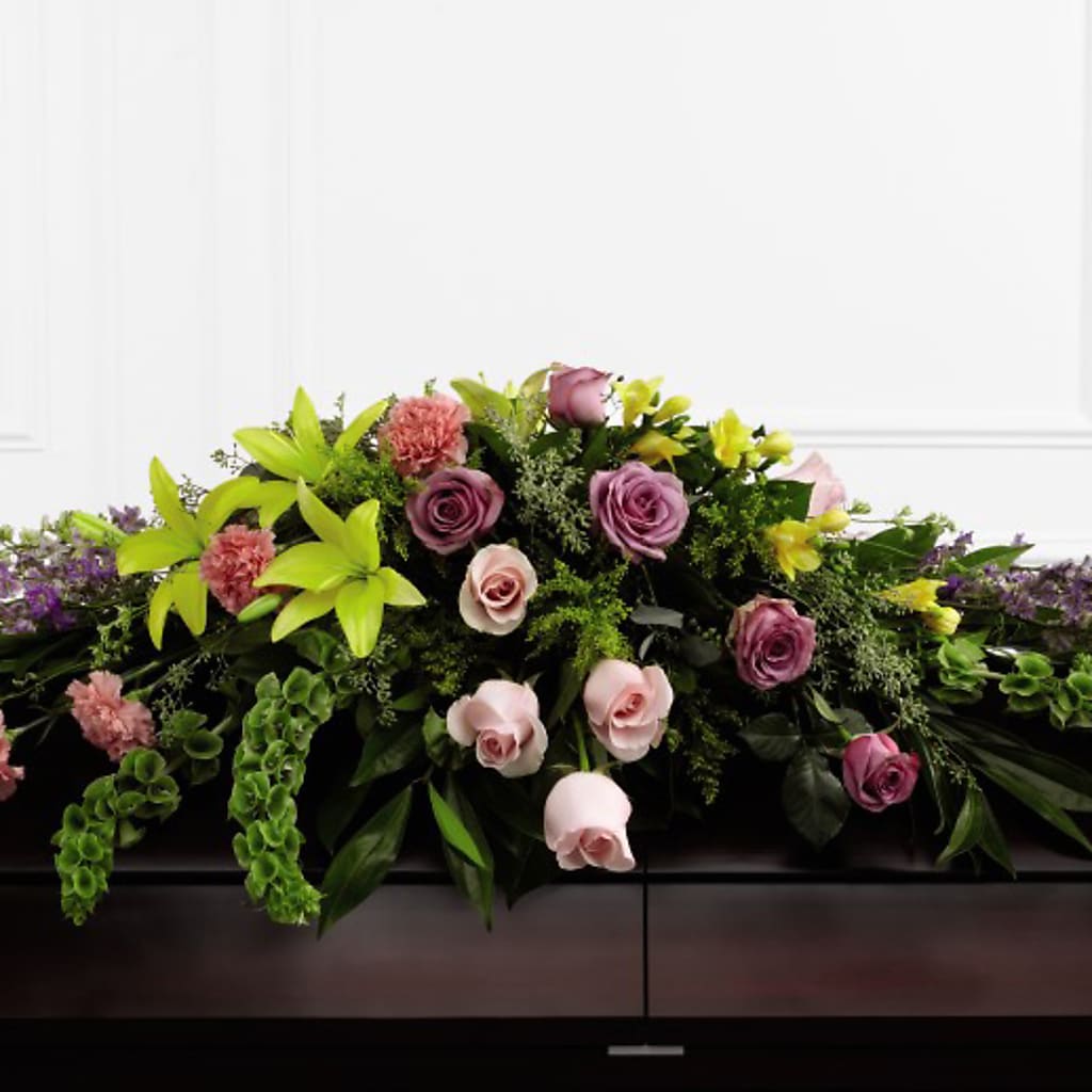 Forever Beloved Casket Spray – Nix Florist, Hampton SC