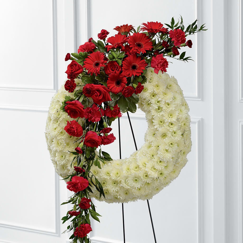 Graceful Tribute Wreath – Nix Florist, Hampton SC