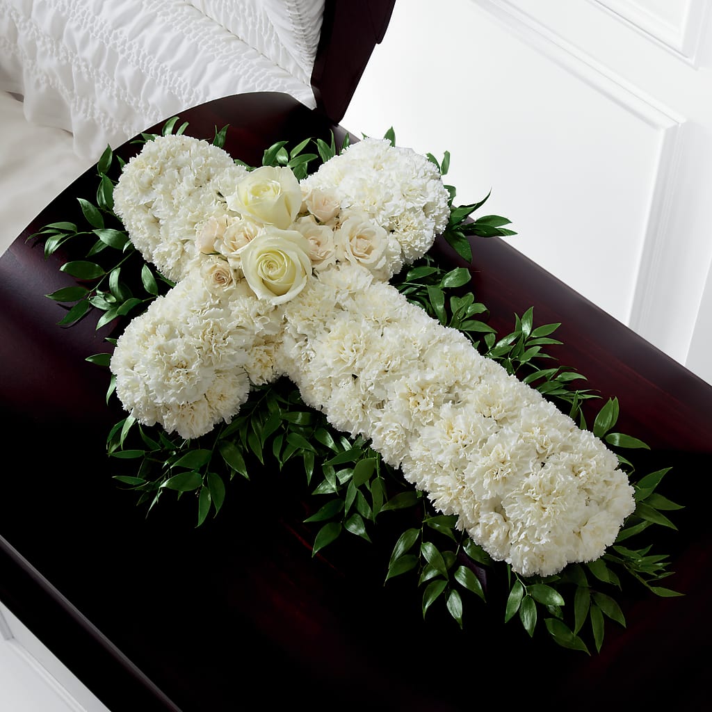 Peaceful Memories Casket Spray (Standard) – Nix Florist, Hampton SC