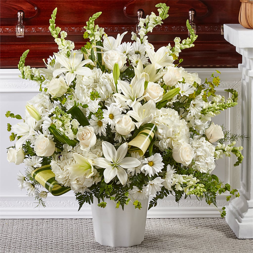 Thoughts of Tranquility Floor Basket – Nix Florist, Hampton SC