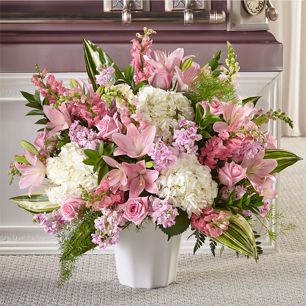 Simply Serene Floor Basket – Nix Florist, Hampton SC