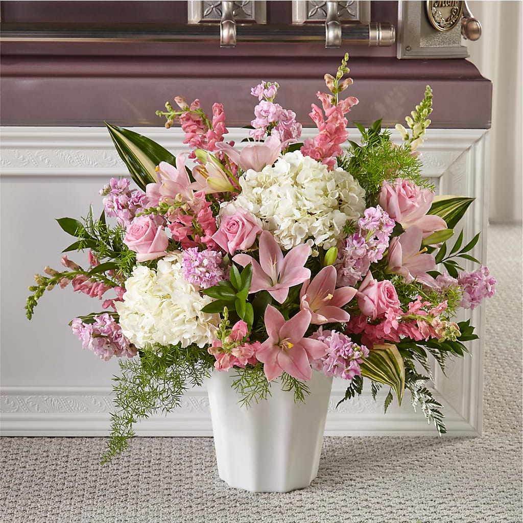 Simply Serene Floor Basket – Nix Florist, Hampton SC