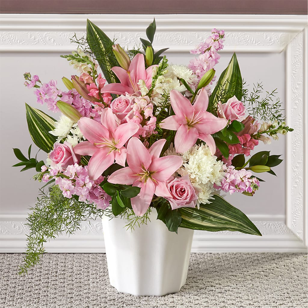 Simply Serene Floor Basket – Nix Florist, Hampton SC