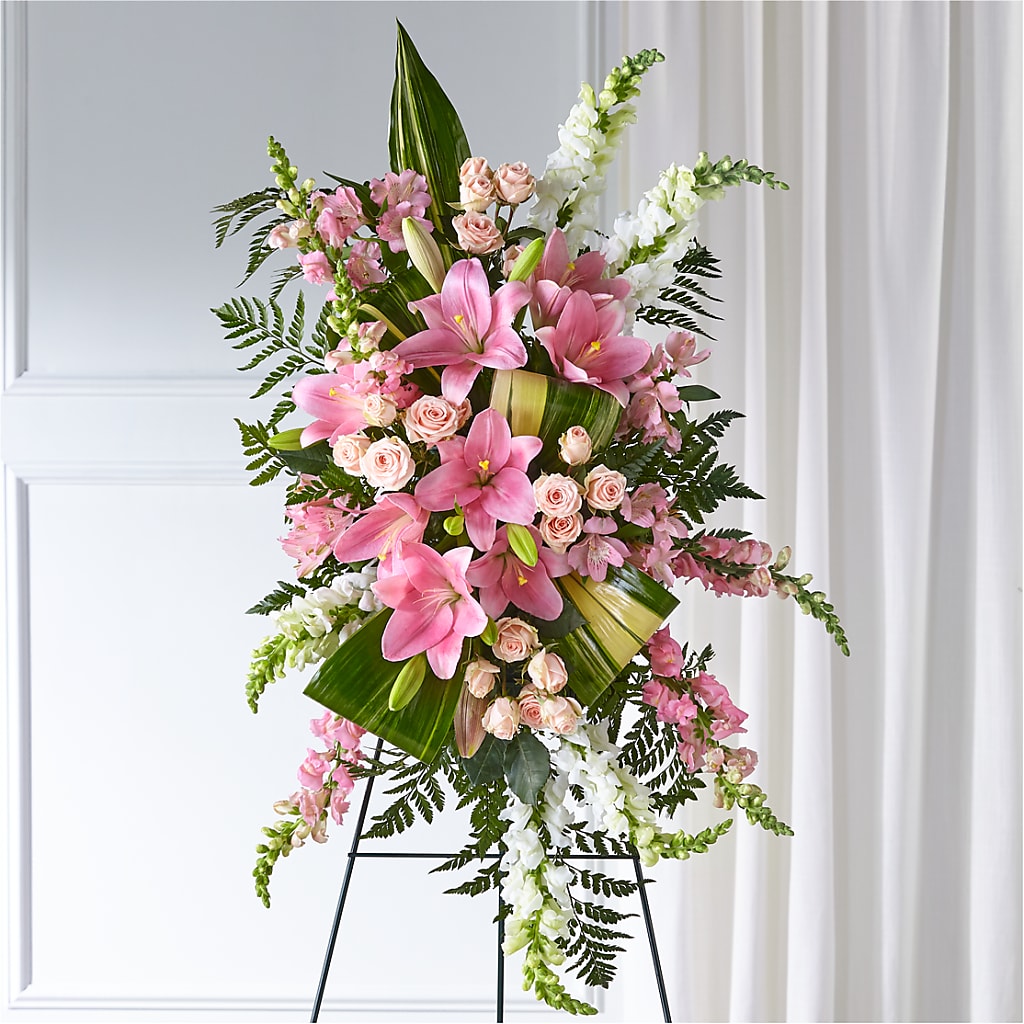 Elegant Embrace Standing Spray – Nix Florist, Hampton SC