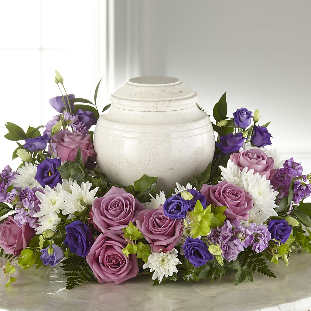 Blooming Sympathy Cremation Adornment – Nix Florist, Hampton SC
