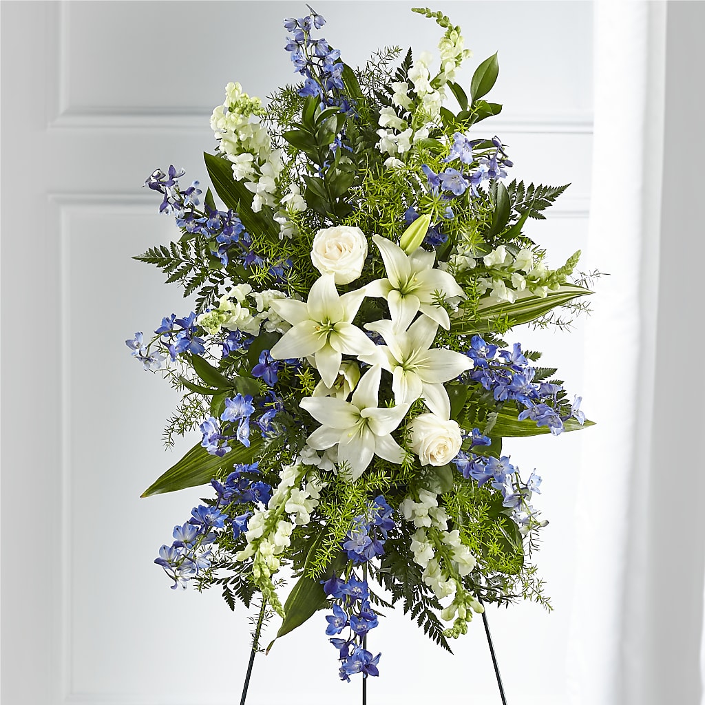 Faithful Friend Standing Spray – Nix Florist, Hampton SC