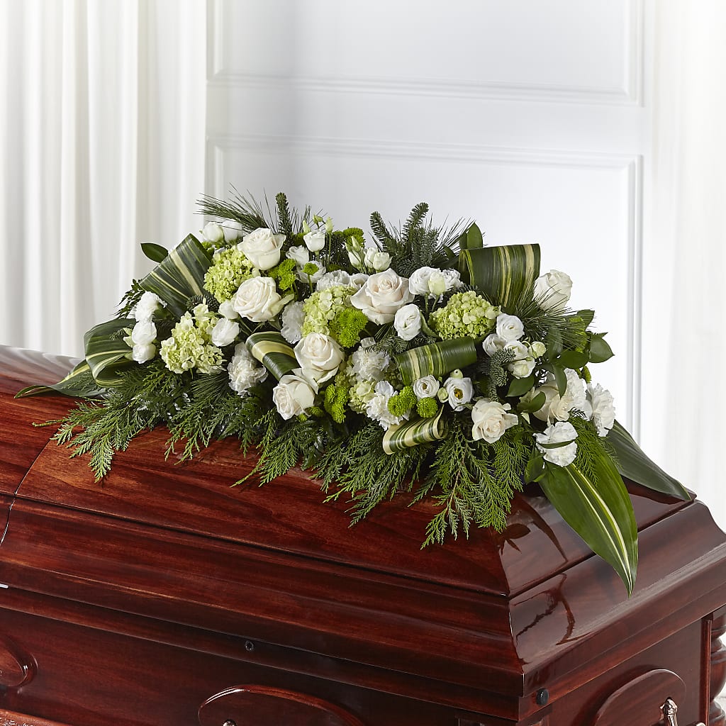 Hopeful Gesture Casket Spray – Nix Florist, Hampton SC