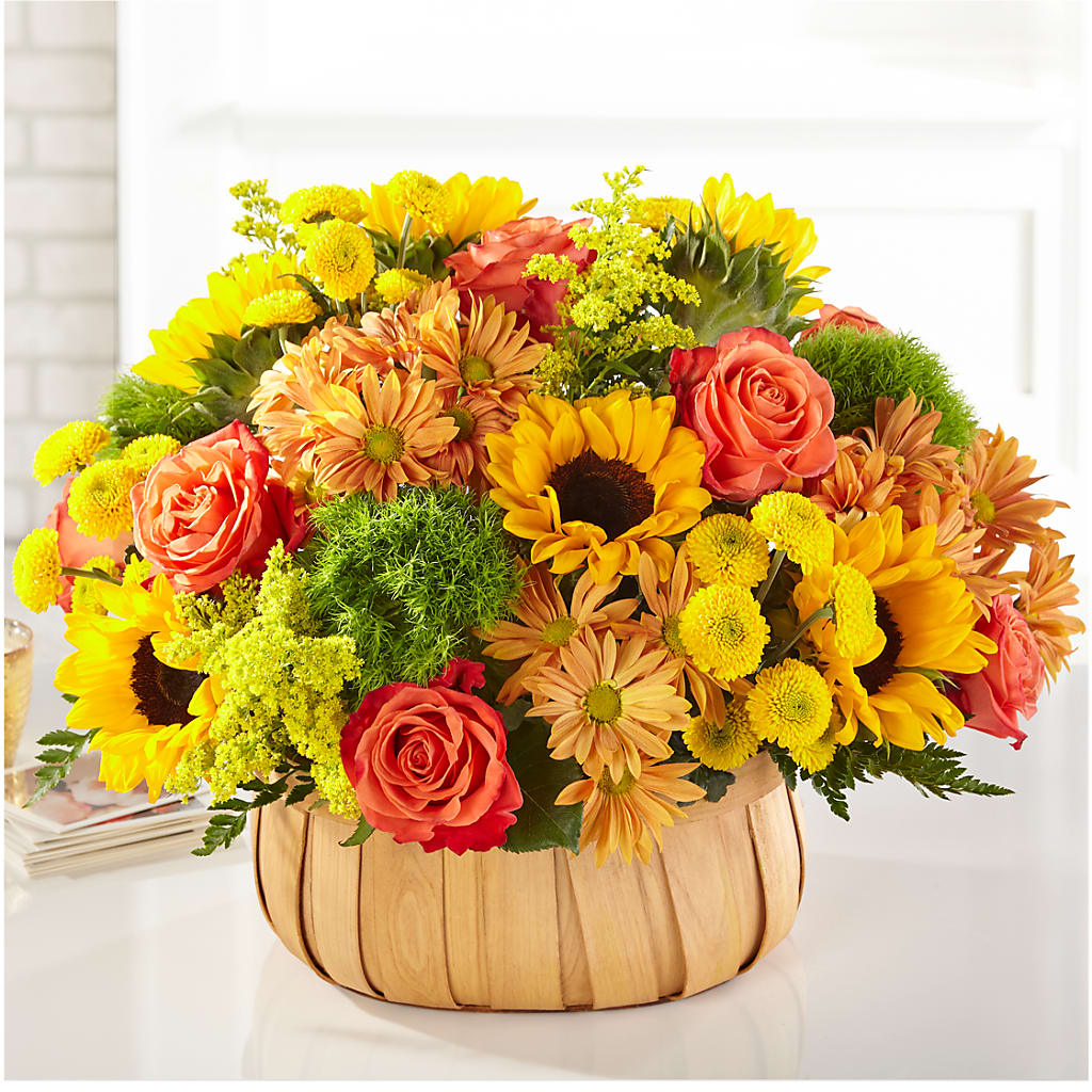 Harvest Sunflower Basket – Nix Florist, Hampton SC