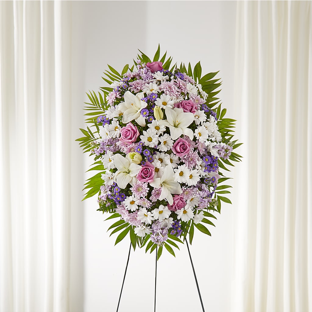 Surrounded by Love Standing Spray – Nix Florist, Hampton SC