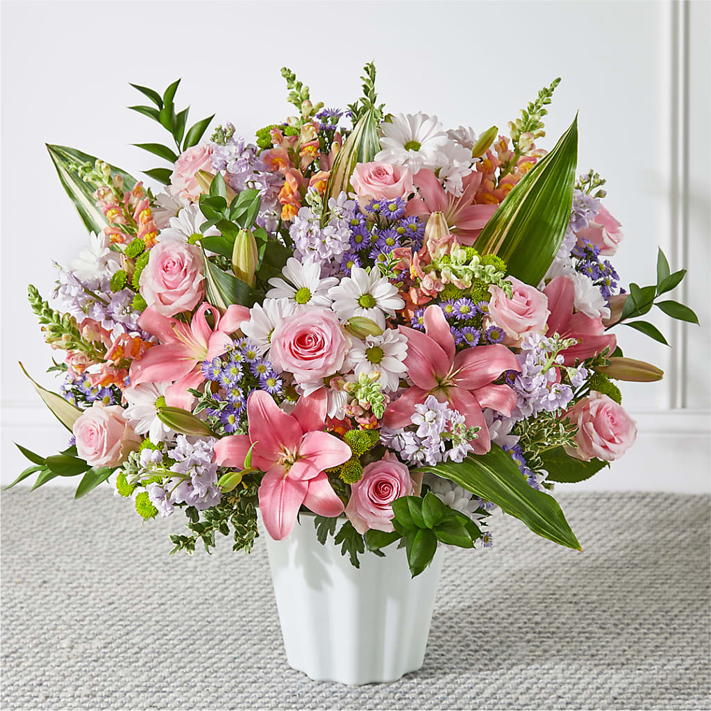 Abundant Compassion Floor Basket – Nix Florist, Hampton SC