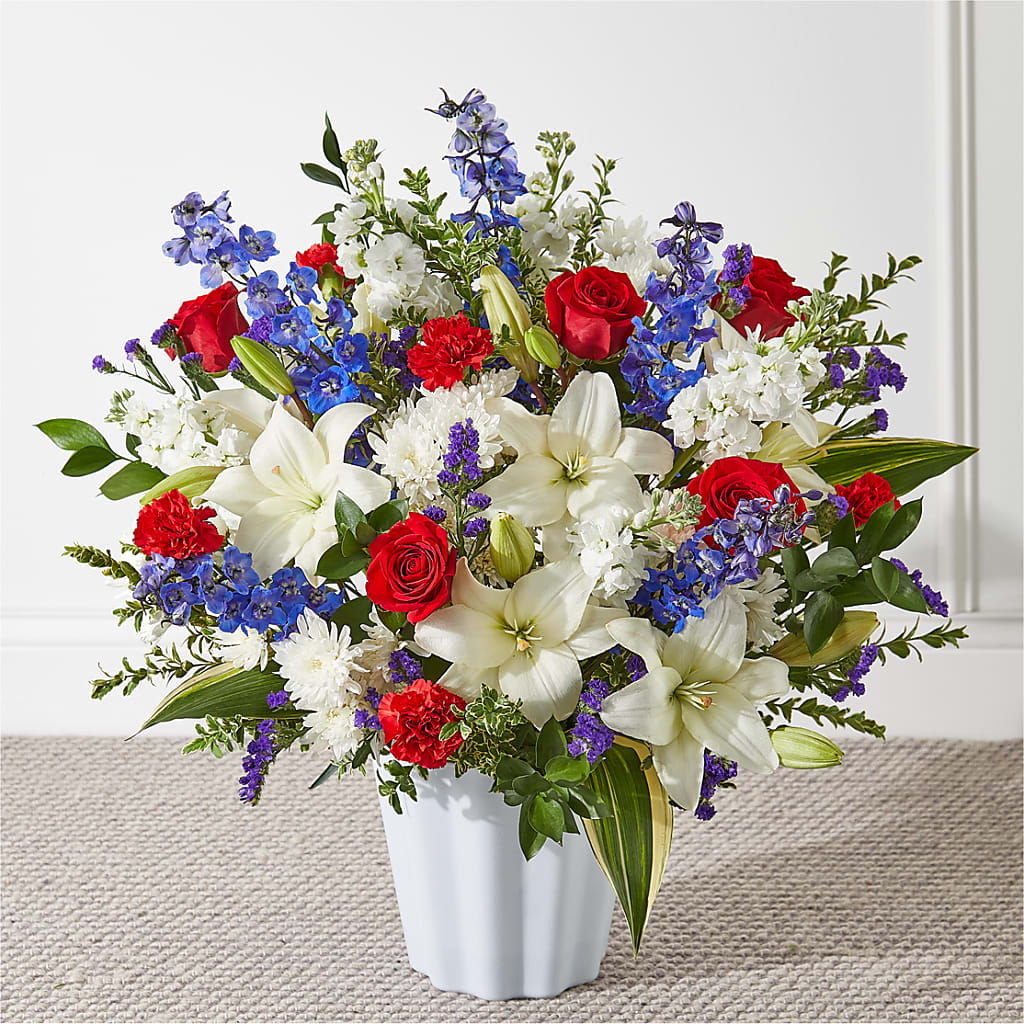 Consoled Floor Basket – Nix Florist, Hampton SC
