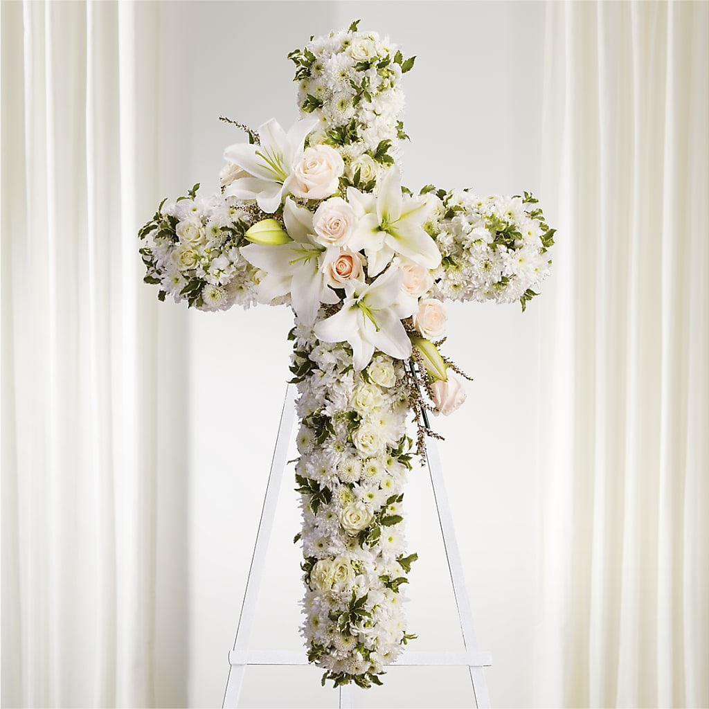 Spiritual Guidance Standing Spray – Nix Florist, Hampton SC