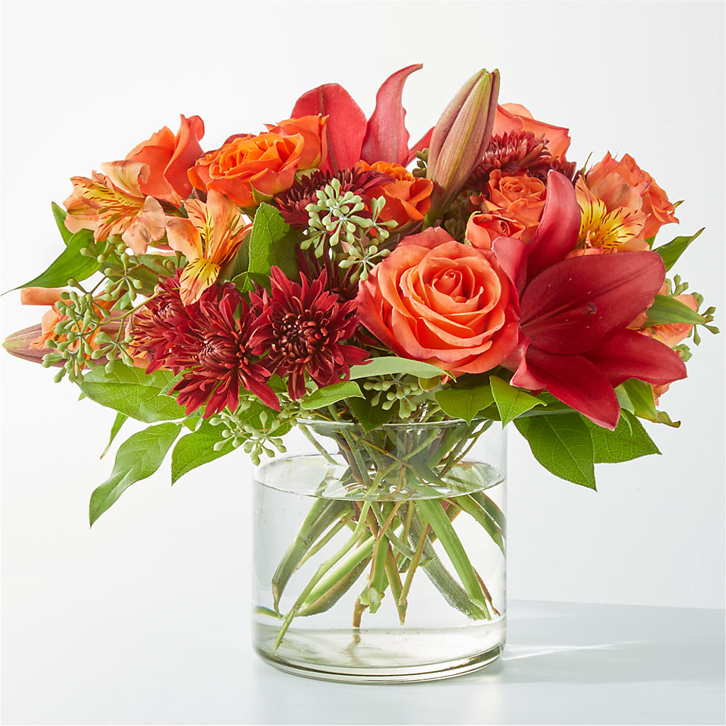 Crimson Leaves Bouquet – Nix Florist, Hampton SC