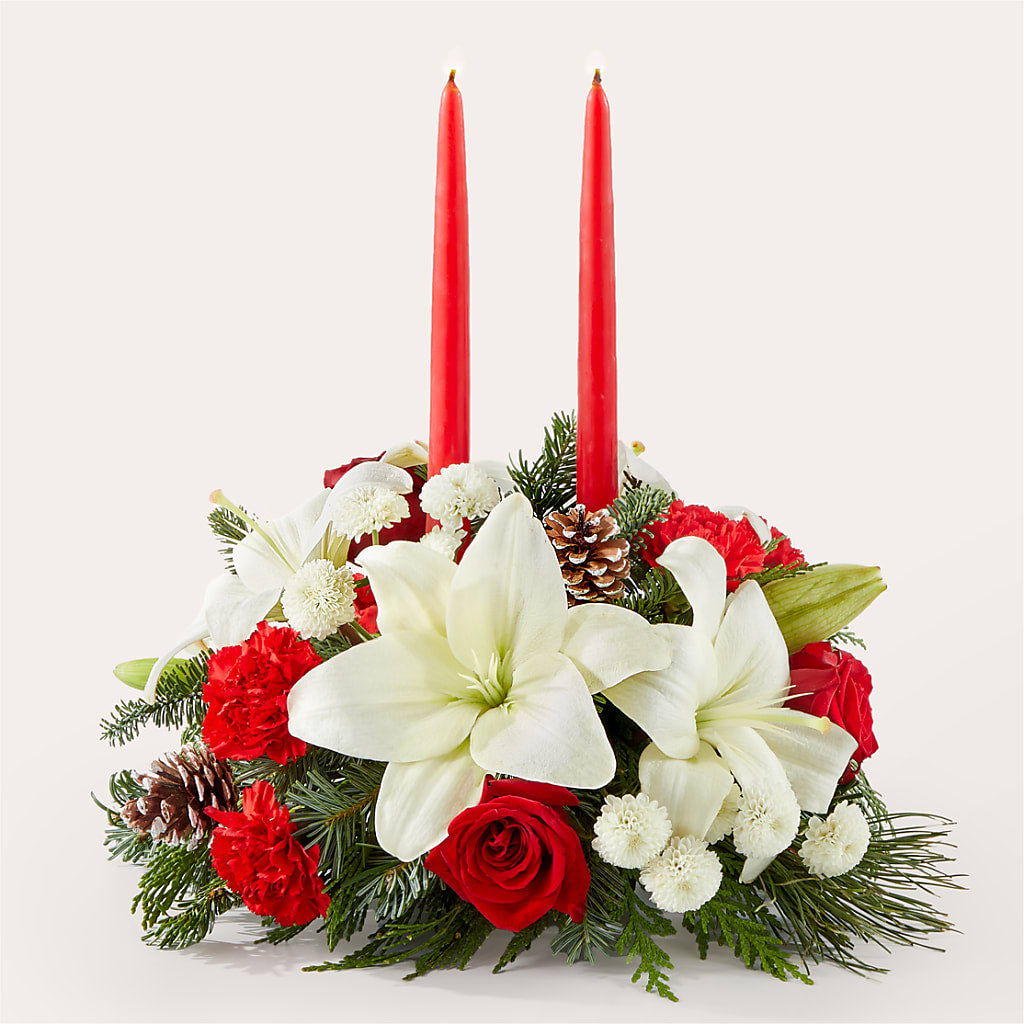 Seasonal Festivities Centerpiece – Nix Florist, Hampton SC