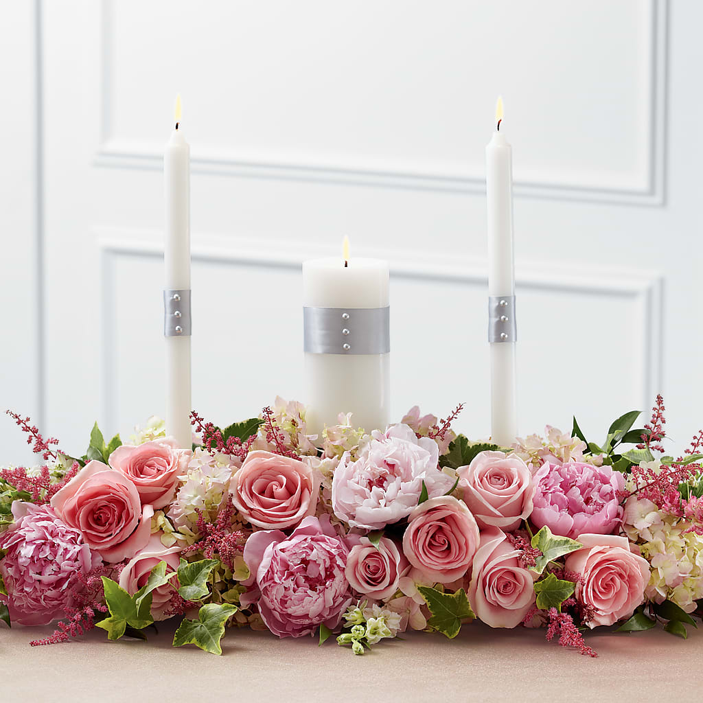 Worldwide Romance Unity Candle Arrangement – Nix Florist, Hampton SC