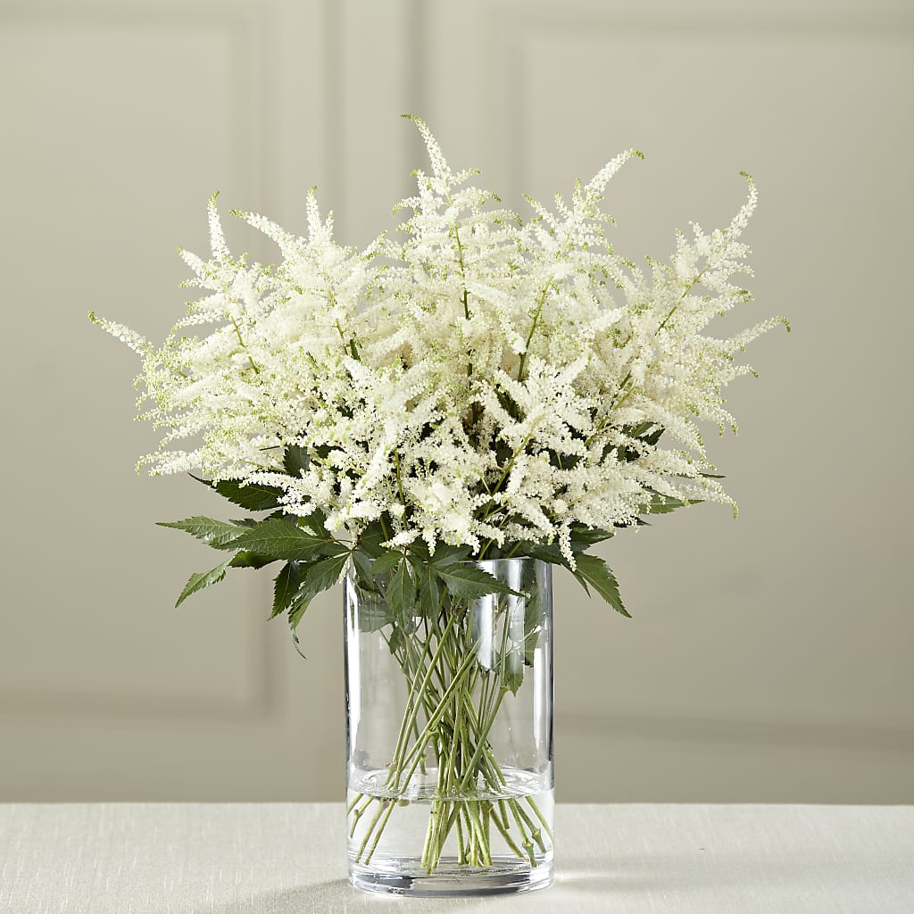 White Astilbe Bouquet – Nix Florist, Hampton SC
