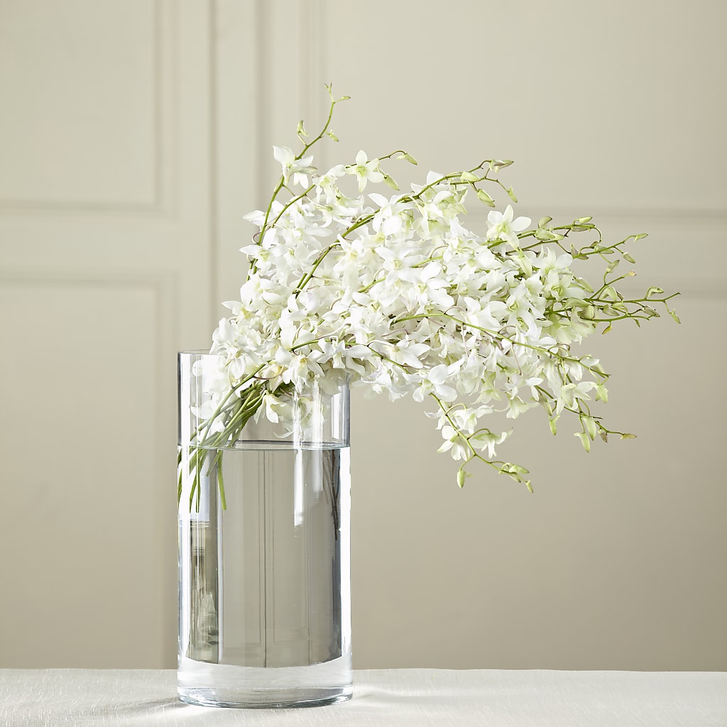 White Dendrobium Bouquet – Nix Florist, Hampton SC