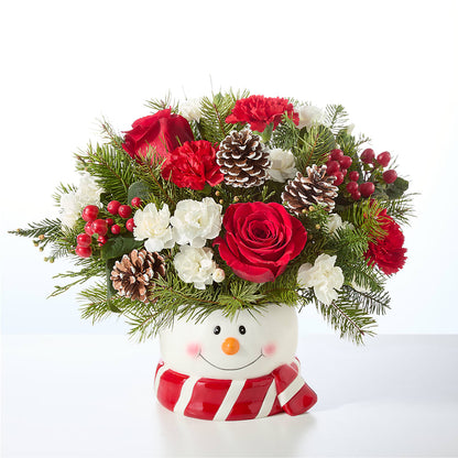 Jolly Snowman Bouquet –  Nix Florist, Hampton SC