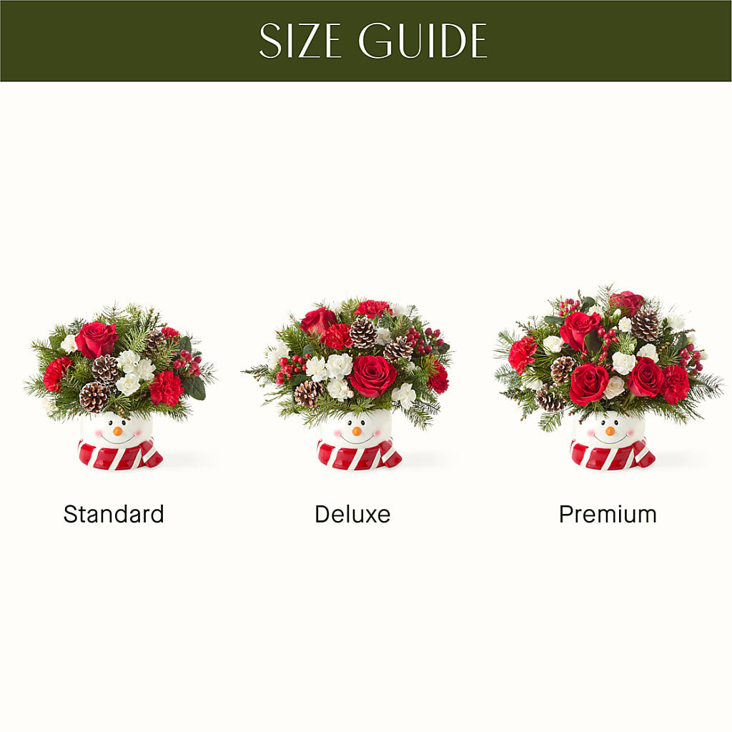 Jolly Snowman Bouquet –  Nix Florist, Hampton SC