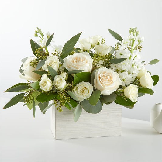Fresh Linen Box Bouquet –  Nix Florist, Hampton SC