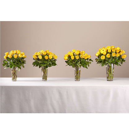 Long Stem Yellow Rose Bouquet –  Nix Florist, Hampton SC