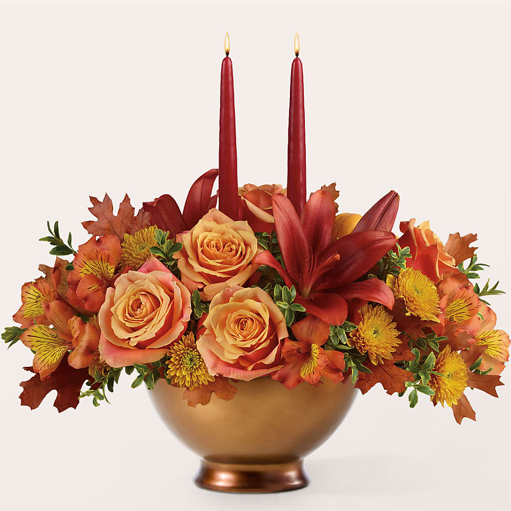Harvest Table Centerpiece –  Nix Florist, Hampton SC