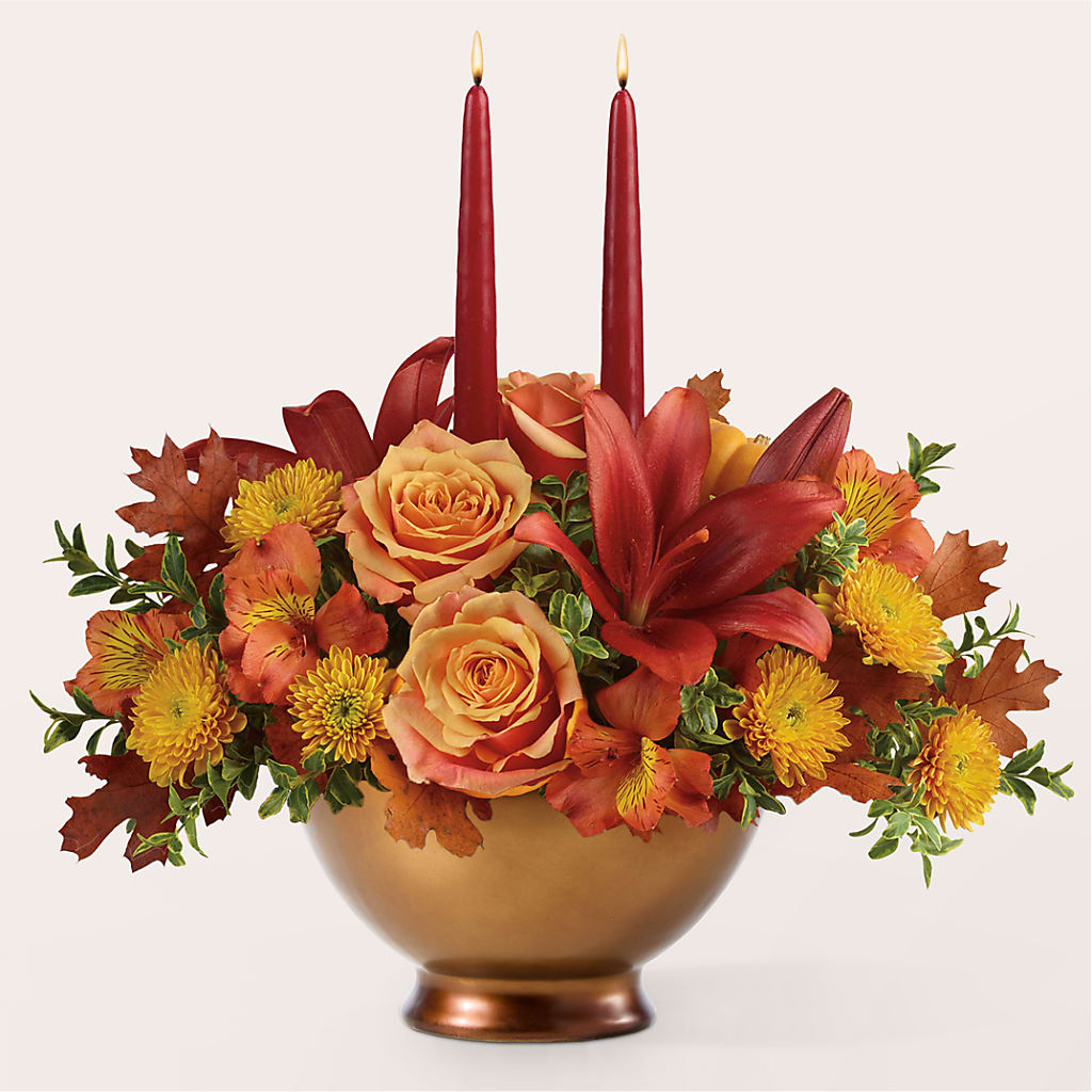 Harvest Table Centerpiece –  Nix Florist, Hampton SC
