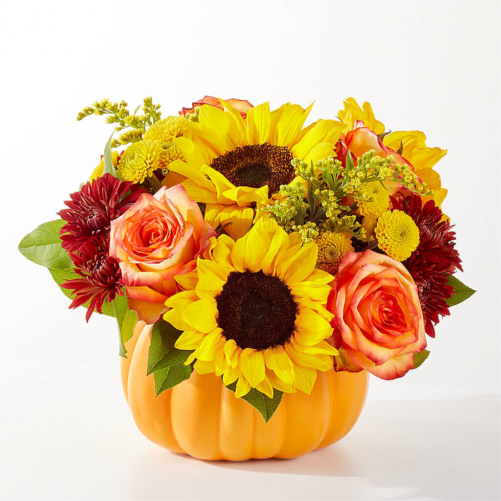 Golden Gourd Pumpkin Bouquet –  Nix Florist, Hampton SC