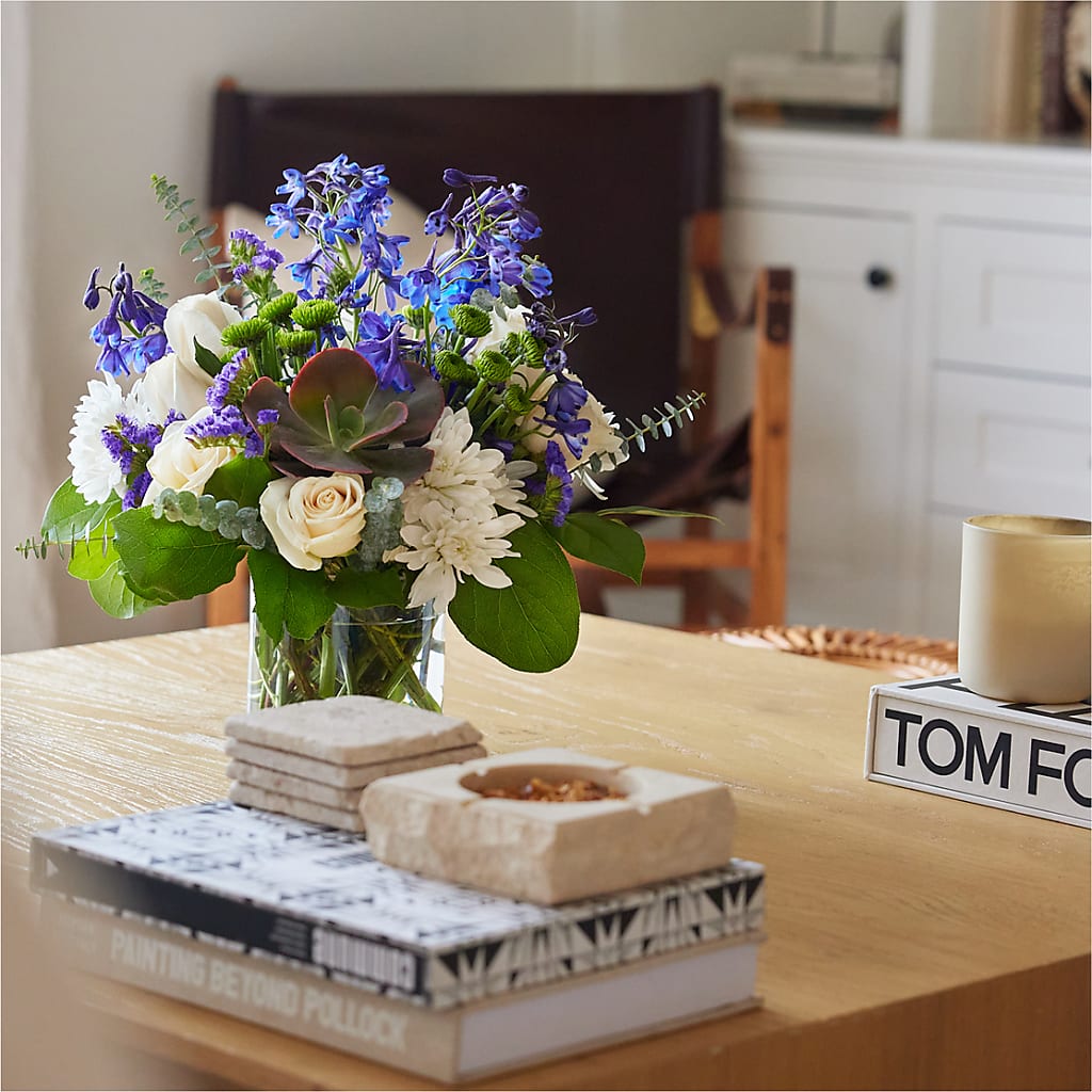 Cerulean Waves Bouquet –  Nix Florist, Hampton SC