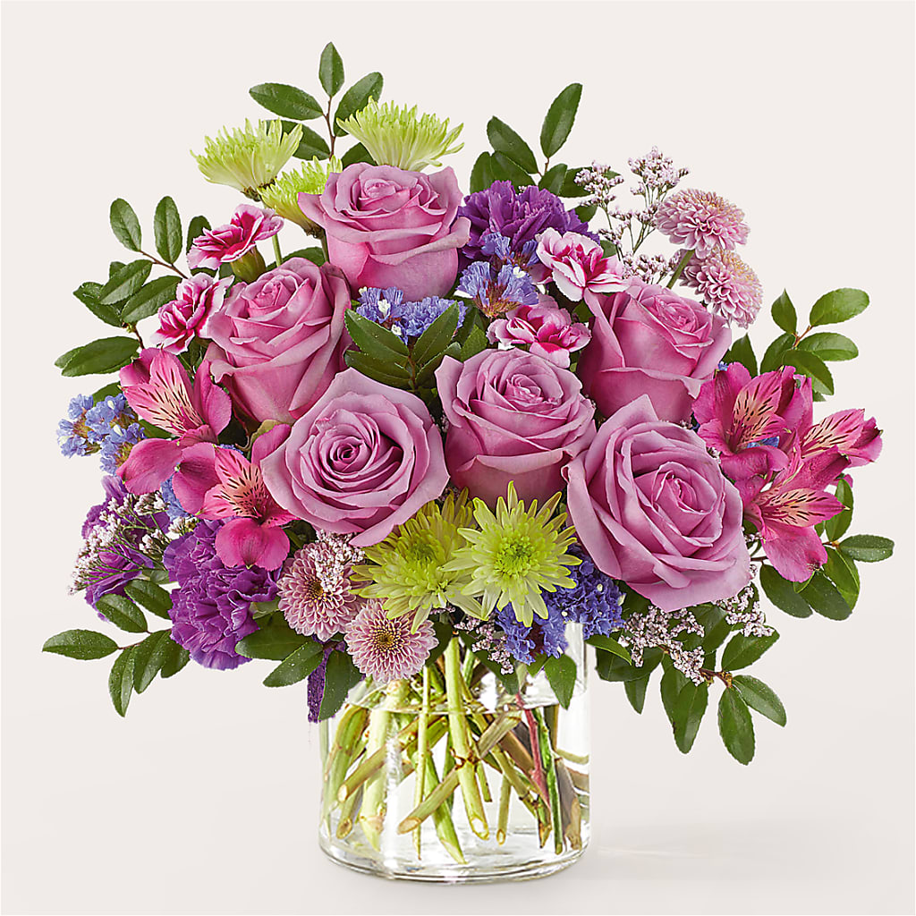 Glass Half Full Bouquet –  Nix Florist, Hampton SC