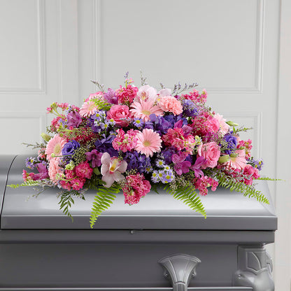 Glorious Garden Casket Spray –  Nix Florist, Hampton SC