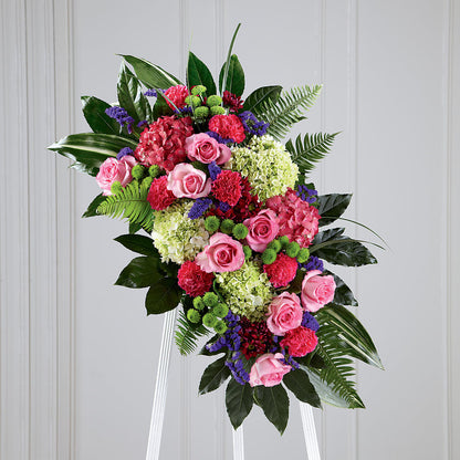 Refreshing Mix Standing Spray –  Nix Florist, Hampton SC