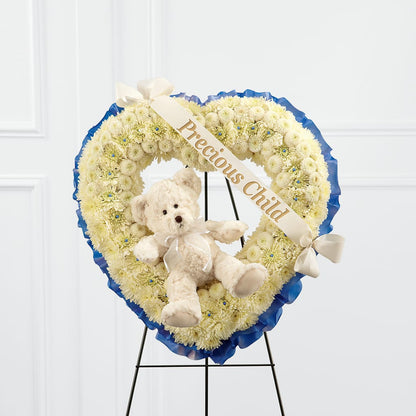 Precious Child Standing Heart –  Nix Florist, Hampton SC