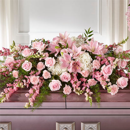 Life & Remembrance Casket Spray –  Nix Florist, Hampton SC