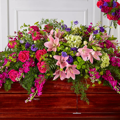 Radiant Tribute Casket Spray –  Nix Florist, Hampton SC