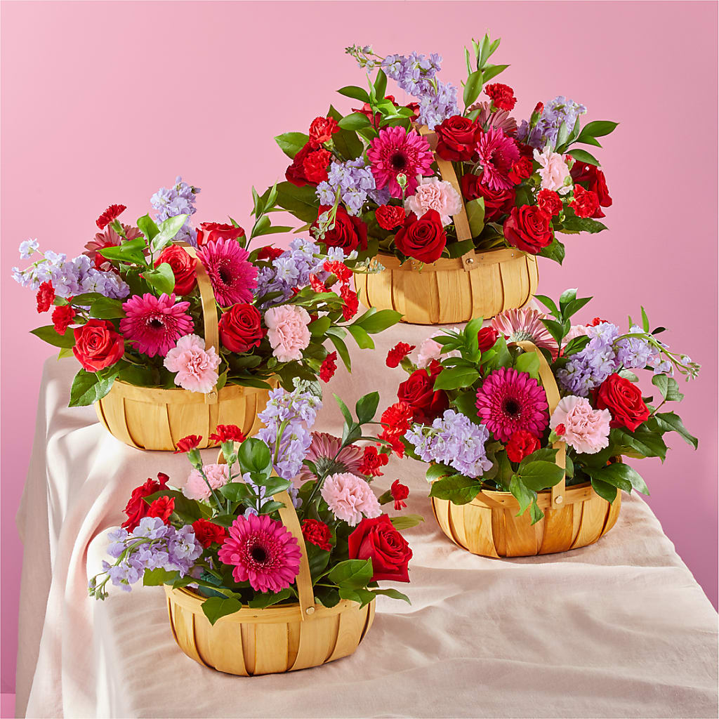 Pink Picnic Basket –  Nix Florist, Hampton SC