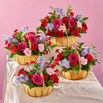 Pink Picnic Basket –  Nix Florist, Hampton SC