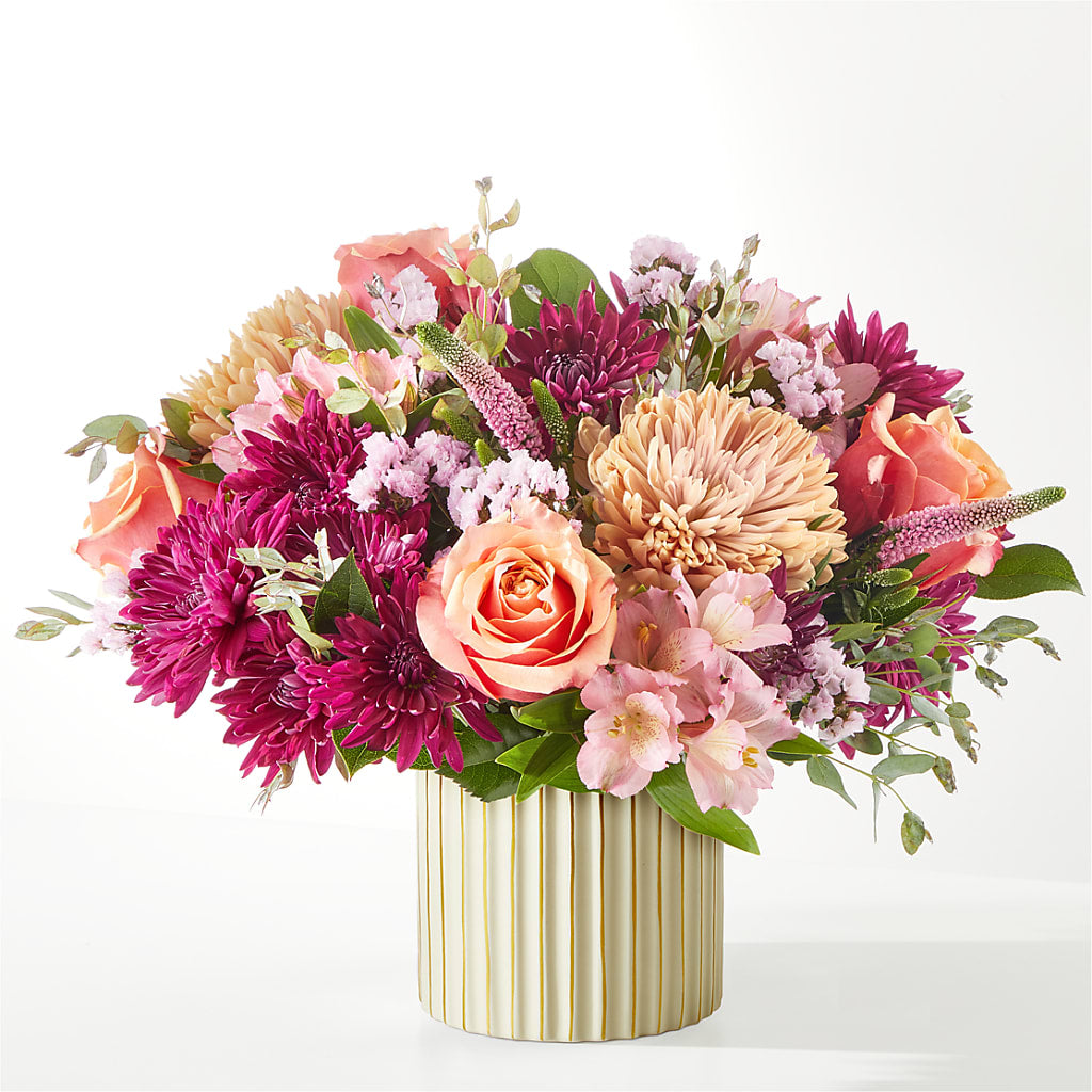 Berry Cobbler Bouquet with Ivory Vase –  Nix Florist, Hampton SC