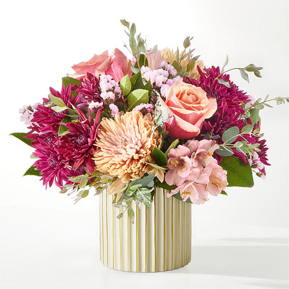 Berry Cobbler Bouquet with Ivory Vase –  Nix Florist, Hampton SC