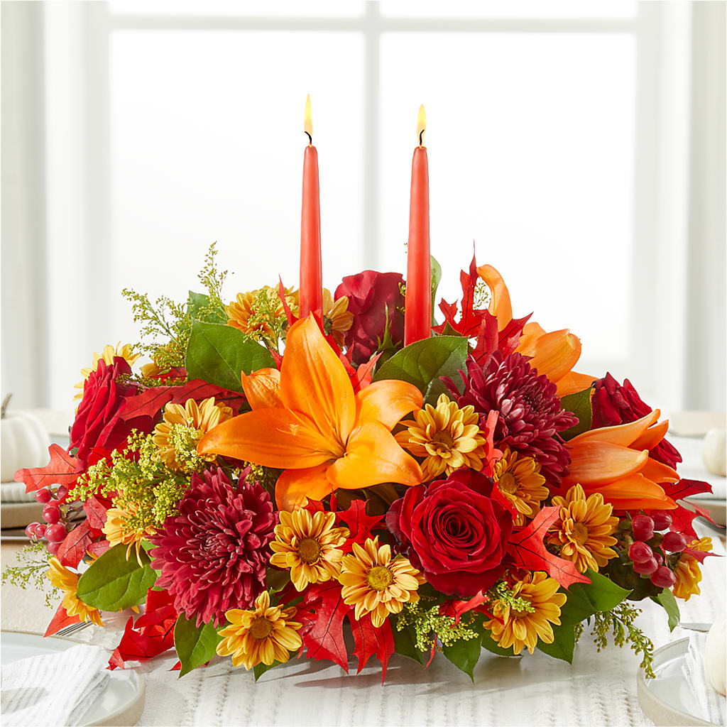 Autumn's Embrace Centerpiece –  Nix Florist, Hampton SC