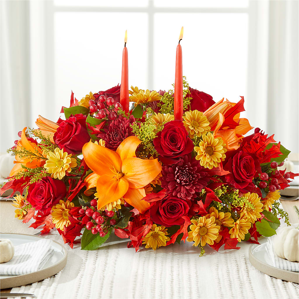 Autumn's Embrace Centerpiece –  Nix Florist, Hampton SC